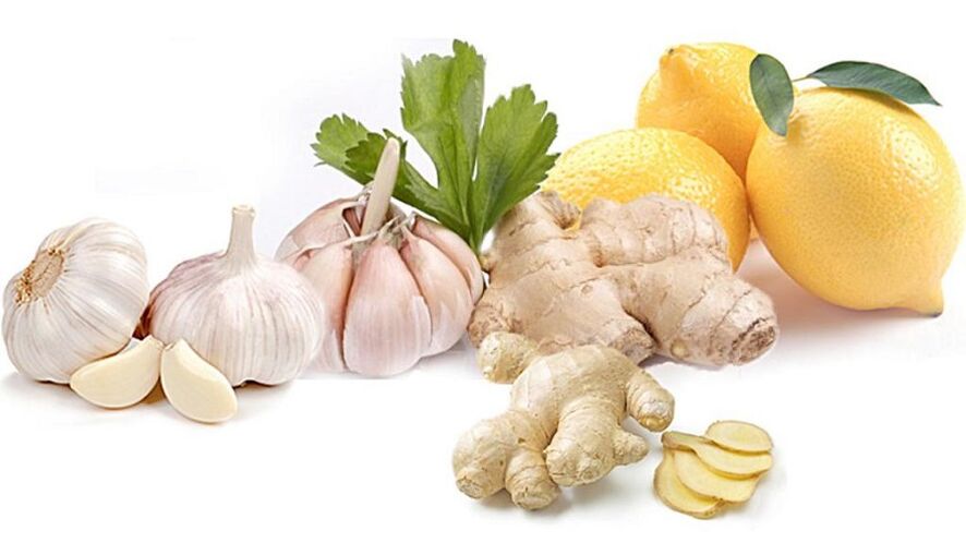 lemon ginger and garlic to eliminate parasites